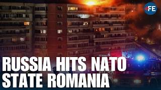 NATO ON EDGE: Russian Drone EXPLODES Into Romanian Apartment Block Near Ukraine Border
