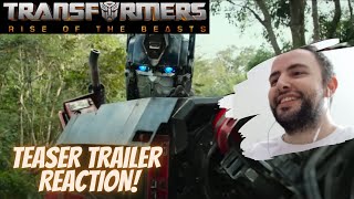 Transformers: Rise of the Beasts | Official Teaser Trailer Reaction
