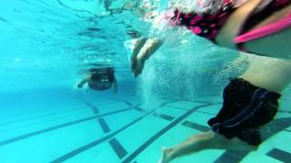 preview picture of video 'GoPro Hayday Swimming at Claremore Rec Center June 21, 2014 TardisBlue Productions'