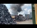 Grote brand bij recyclingbedrijf in Nijmegen
