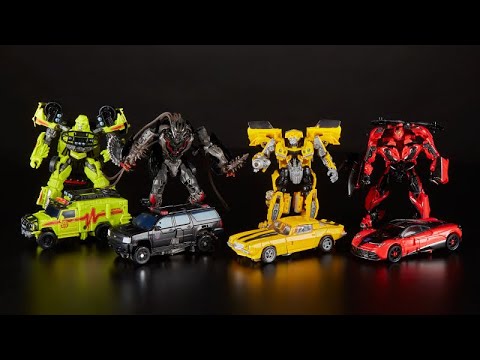 Transformers Studio Series Wave 1 Deluxe Class In-Hand Images