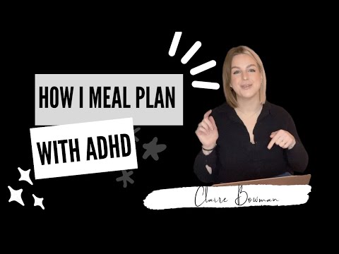 How I meal plan with ADHD (IN DEPTH TUTORIAL)