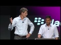 Live BlackBerry 10 Demo On Stage At BlackBerry Jam Americas Keynote