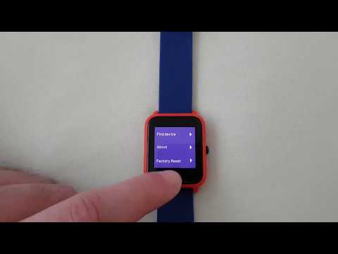 Xiaomi Amazfit Bip Smartwatch firmware 0.1.0.33 with factory reset (English)