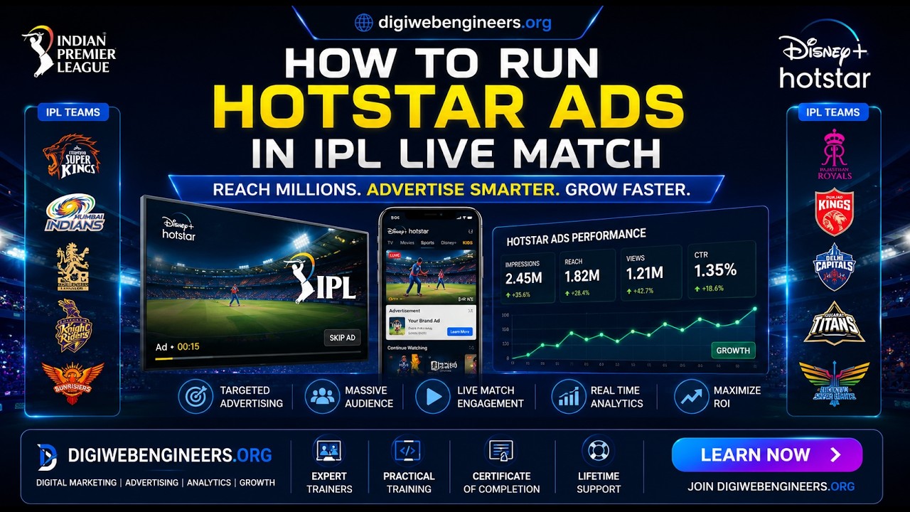 How To Run Hotstar Ads During IPL Live Match 🔥 | IPL Advertising