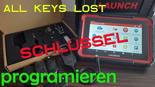 Launch OBD Tester Schlüssel programieren all Keys lost Transponder clonen Wegfahrsperre