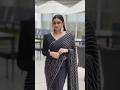 Lakshmi Nakshathra Gorgeous Look In Saree New Photoshoot Making Latest Hot Saree Photoshoot Model
