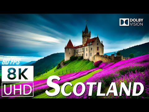 SCOTLAND - Scenic Relaxation Film With Inspiring Cinematic Music - 8K (60fps) Video Ultra HD