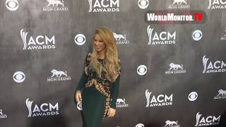 SHAKIRA Arrives at 49th Annual Academy Of Country Music Awards Redcarpet