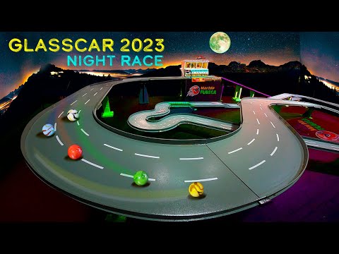 Glasscar 2023 night race season 2 - Qualifiers Q4 Moonscape circuit - Marble race