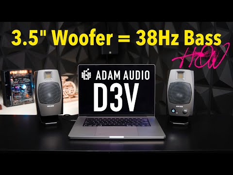 Diese Adam Audio D3V Studiomonitore haben mich überrascht!
