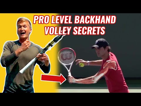 How To Hit The Perfect Tennis Volley in 7 Minutes | Simple Tennis Backhand Volley Tutorial