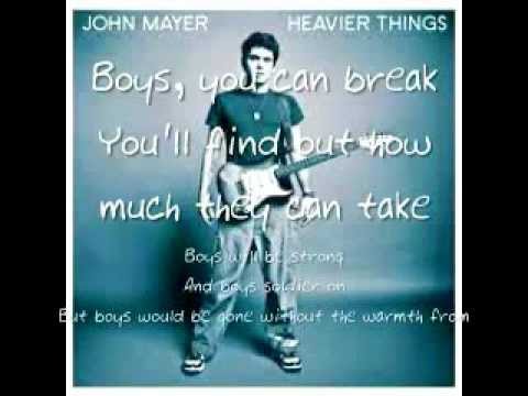 John Mayer- Daughters Lyrics