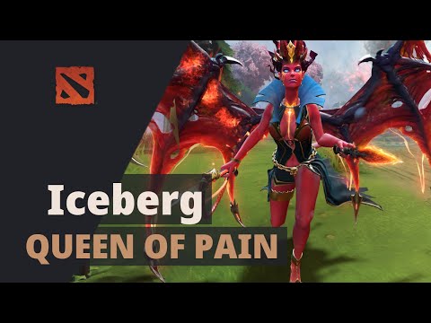 Iceberg plays Queen of Pain Dota 2 Full Game