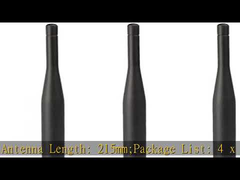 Bingfu Wireless Microphone Receiver Antennas BNC Male Antenna UHF 400MHz-960MHz (4-Pack) for Wirele