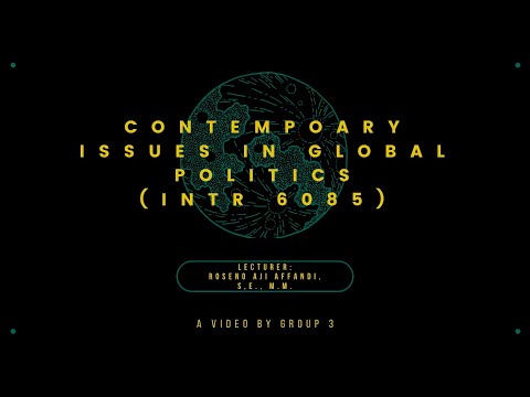 UAS | Video Assignment | Contemporary Issues in Global Politics (INTR6085) | LE66 | Group 3 - Japan