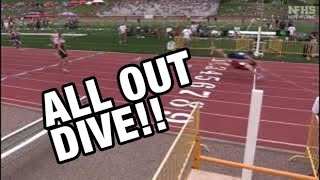 This State Championship 400m It Was Decided By DUALING DIVES!