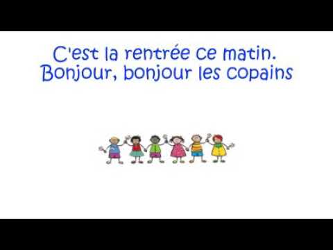La chanson de la rentrée