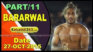 (1) Bararwal (Sangrur) Kabaddi Tournament 27 Oct 2015