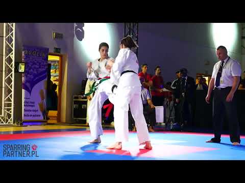 Daria Dobkowska Szefer vs Sabrina Ouali | Women -55kg | 36th European Karate Kyokushin Championships