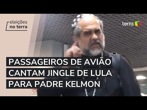 Passengers on flight with Father Kelmon sing along to Lula's jingle