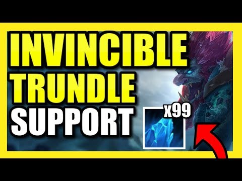 THIS *NEW* TRUNDLE SUPPORT BUILD IS HILARIOUSLY OP!  INFINITE PILLARS! | Best Trundle Build Season 9