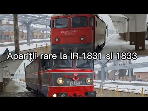 Apariții rare la IR 1831 și 1833 în Gara Cluj Napoca - 15 Ianuarie 2026