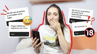 😱 REACCIONO A VUESTROS SECRETOS 😈 *muy fuerte* | Irene Rain