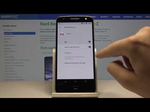 How to Manage Notifications in Motorola Moto Z - Set Up Notifications