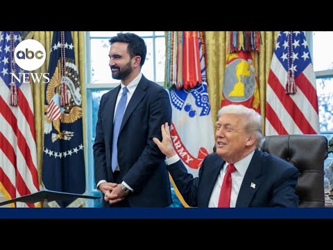 New York City Mayor-elect Zohran Mamdani meets with President Trump