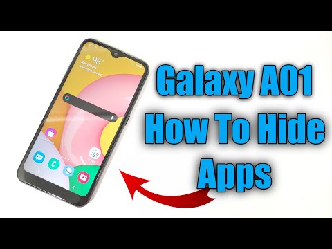 Samsung Galaxy A01 - How to hide your apps