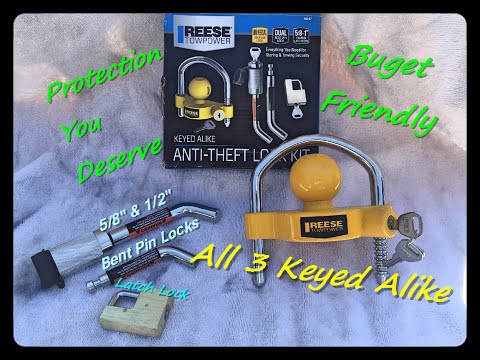 Home Depot Review Reese Anti-Theft Lock Kit Coupler Lock, Latch & Bent Pin Lock "Shack Tip"