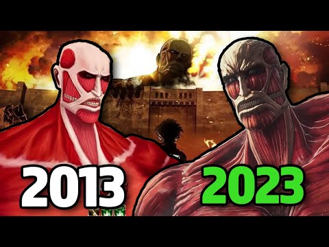 Evolution of Attack on Titan Games [2013 - 2023]
