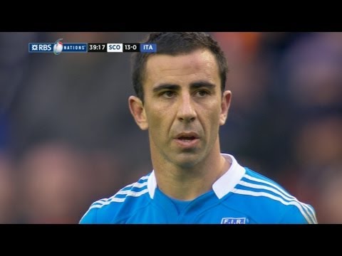 Luciano Orquera Penalty Scotland v Italy 09 Feb 2013