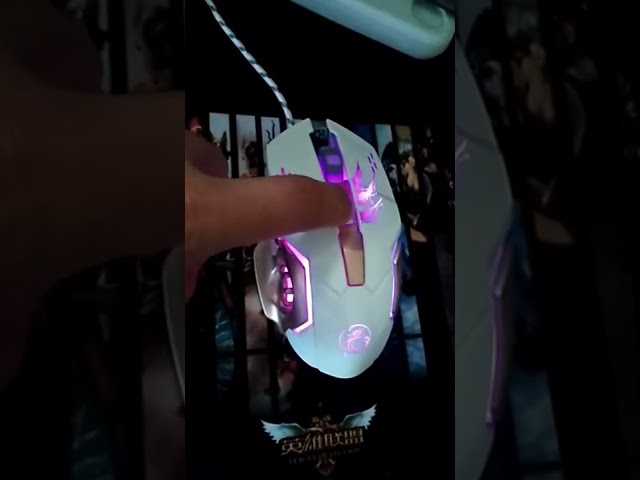 Vídeo relacionado con ✅ Ratón Gaming RGB LED programable metal preciso cableado 6 botones ergonómico iluminado LAPTOP PC V6 negro