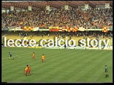 I gol di Francioso e Palmieri e la gioia di 10.000 tifosi in Cesena-LECCE 0 a 3 del giugno 1997