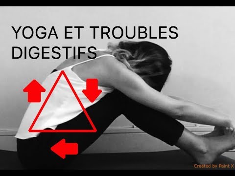 Exercices yoga troubles digestifs et ostéopathie