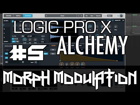 Logic Pro X - Alchemy Tutorial - PART 5 - Morph Modulation, XFade XY, XFade Linear