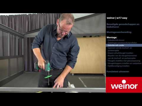 weinor w17 easy Scholingsvideo