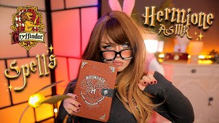 ❤️💛 ASMR HERMIONE SPELLS 💛❤️ ( Wingardium Leviosa, Alohomora & more.. ) * Hermione Cosplay *