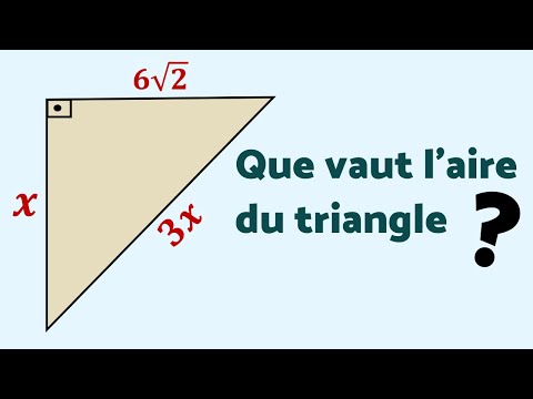 COMMENT CALCULER CETTE AIRE
