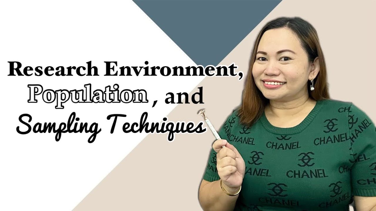 Writing the Research Environment, Research Respondents employing Sampling Techniques