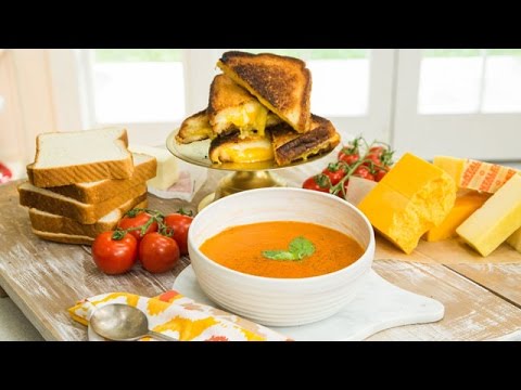 Recipe - Debbie Matenopolous' Grilled Cheese & Tomato Soup Recipe - Hallmark Channel