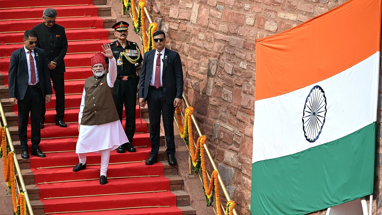 Video: Modi Announces 5-8 New Chip Plants, 100 GW Nuclear Target in Independence Day Speech