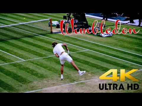 Wimbledon 2021 4K - Manic Monday, Barty, Zverev, Auger Aliassime and Raducanu in action! Fuji X-S10