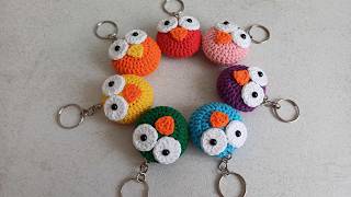 Cute Crochet Owl Keychains | Easy & Fun Tutorial for Beginners 🦉💖