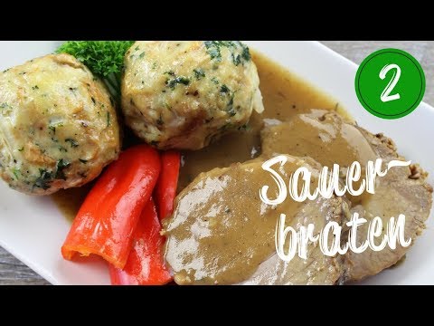 Sauerbraten Part 2 - How to cook the meat and make the gravy