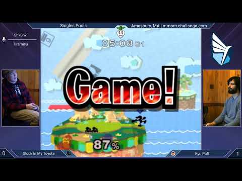 MMOM Bi-Monthly 10 SSBM - Kyu Puff (ICs) vs. glock in my toyota (Game & Watch) - Melee Pools