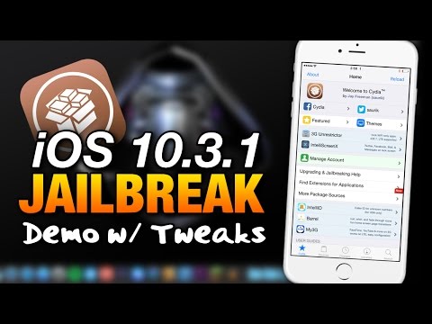 NEW iOS 10.3.1 Jailbreak DEMO w/ TWEAKS On iPhone 7 Plus