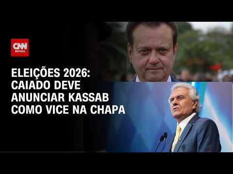 Caiado deve anunciar Kassab como vice na disputa pelo Planalto | BASTIDORES CNN
